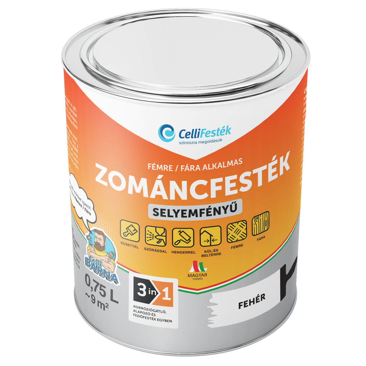 Celli Zománcfesték 3in1